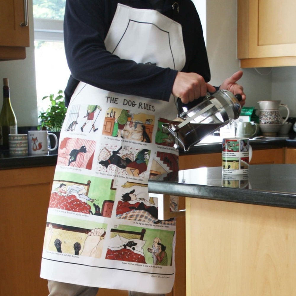 Samuel Lamont Dog Rules Cotton Apron